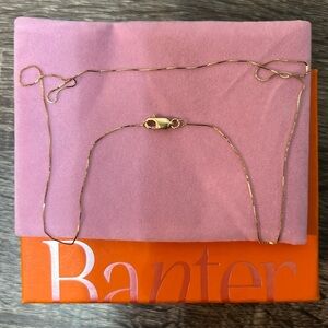 10k YG 18” Box Chain